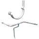RUUKKI крюк короткий Ruukki 125/90 (металл) 55 мм